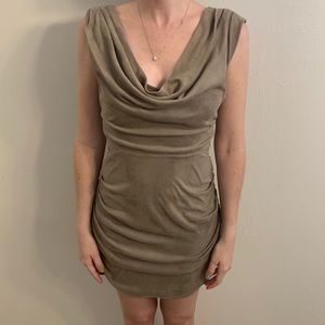 Bebe suede dress
